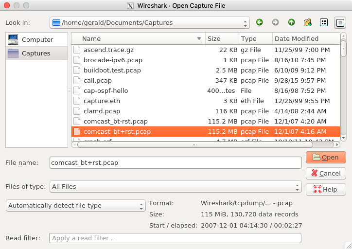 Wireshark download mac el capitan
